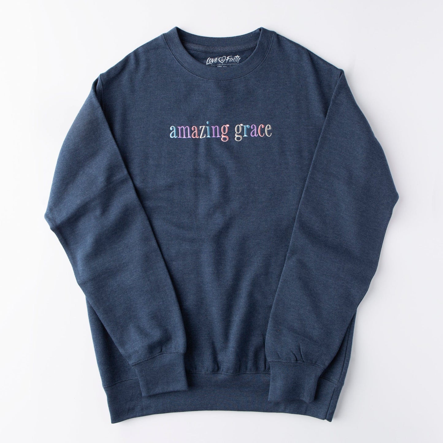 Embroidered Amazing Grace Sweatshirt