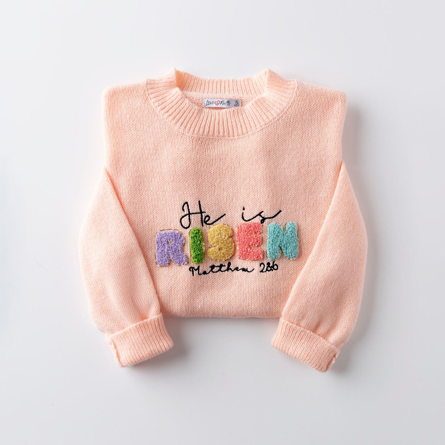 He is Risen Embellished Sweater