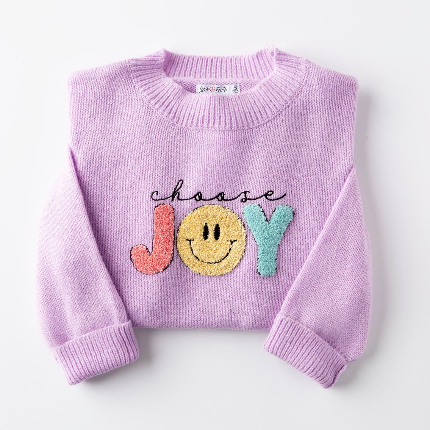 Choose Joy Embellished Sweater