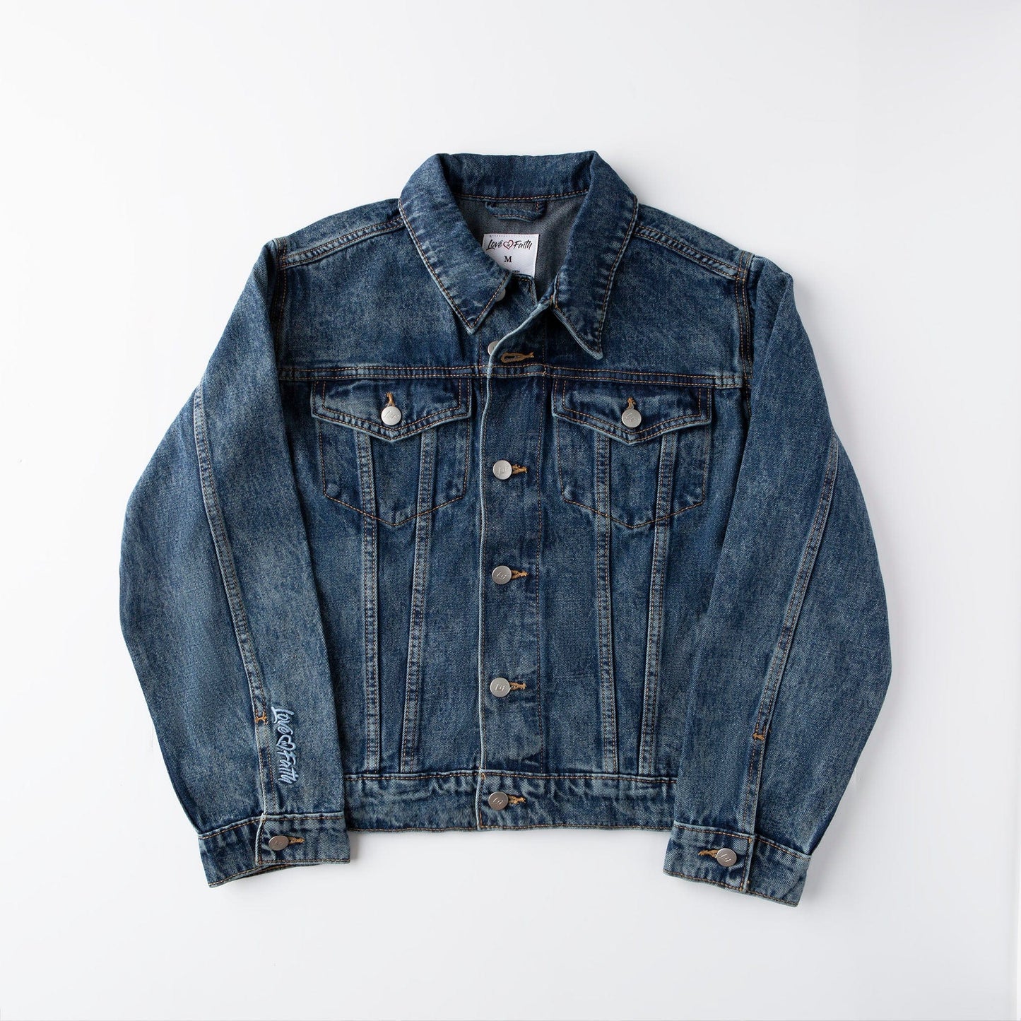 Vintage Washed Amazing Grace Denim Jacket