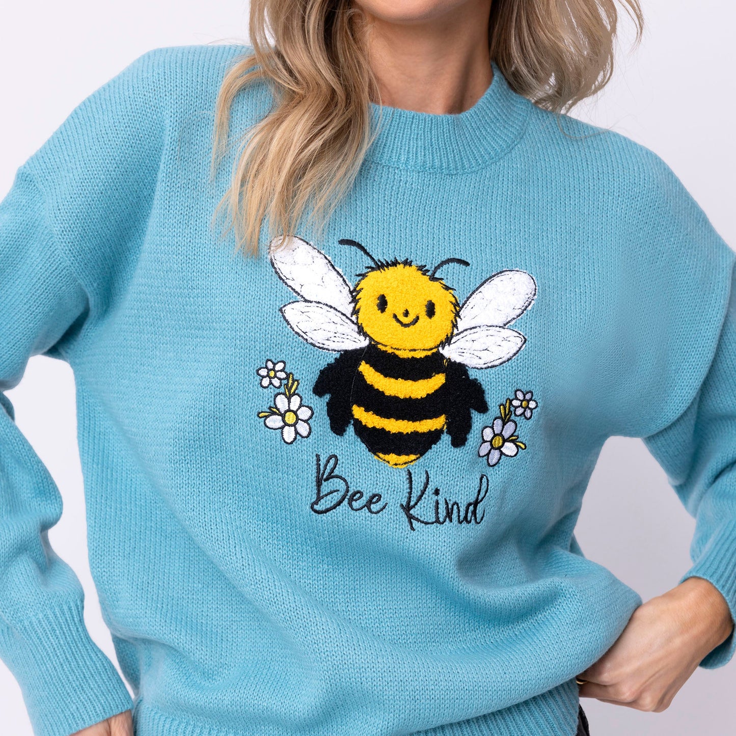 Bee Kind Embellished Sweater