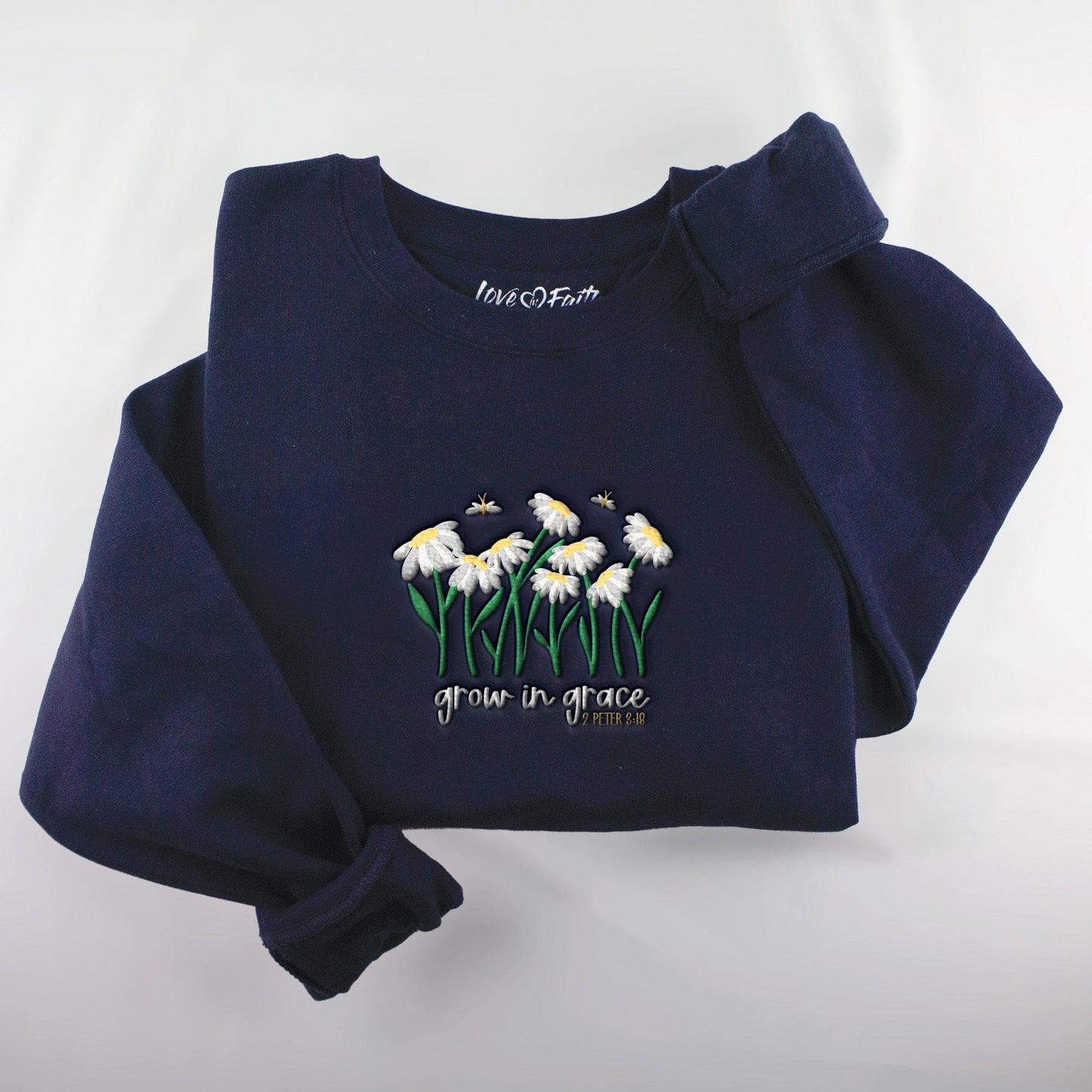 Embroidered Grow in Grace Sweatshirt