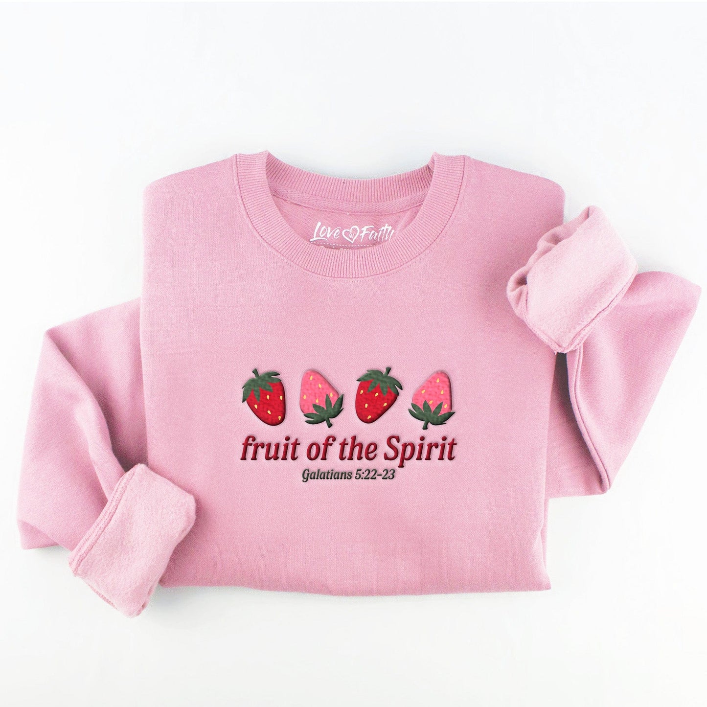 Embroidered Fruit of the Spirit Sweatshirt