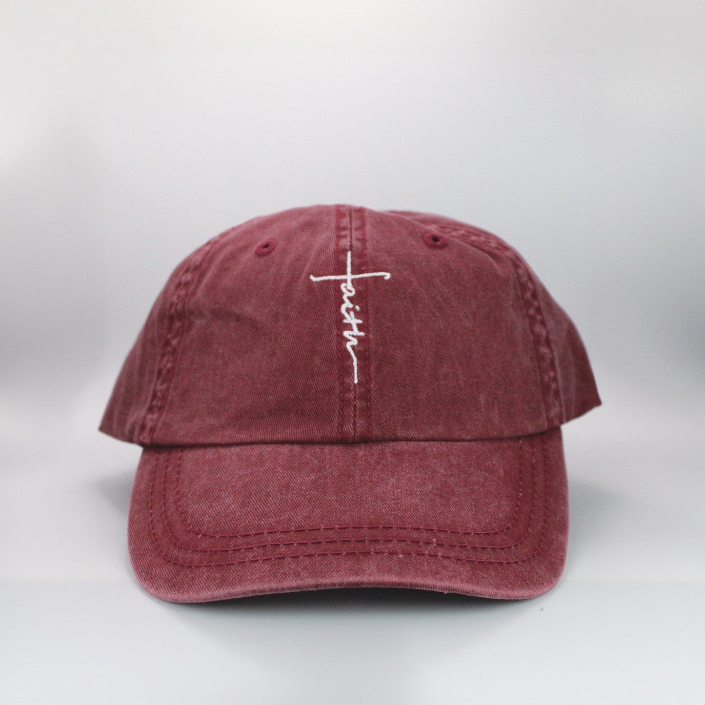 Faith Cross Embroidered Hat