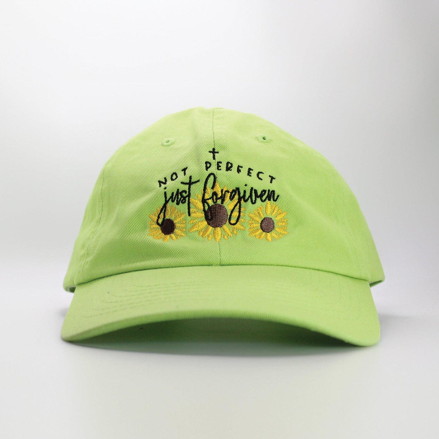 Forgiven Sunflower Embroidered Hat