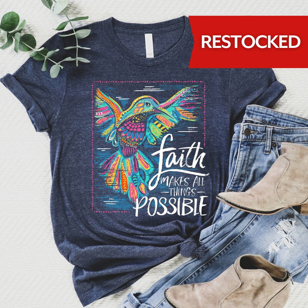 Faith Hummingbird Tee