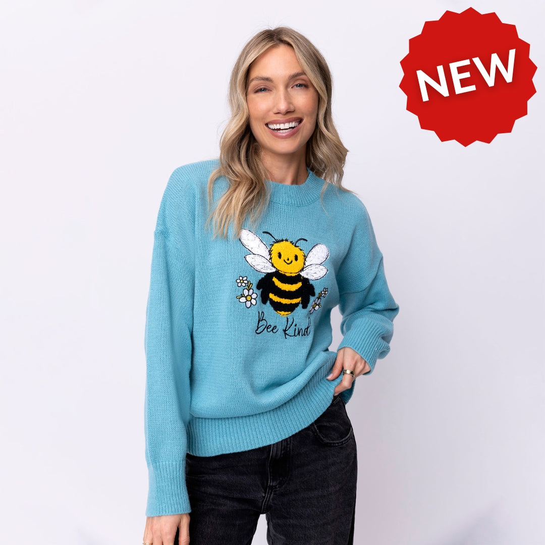 Bee Kind Embellished Sweater