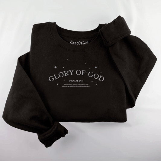 Embroidered Glory Of God Sweatshirt