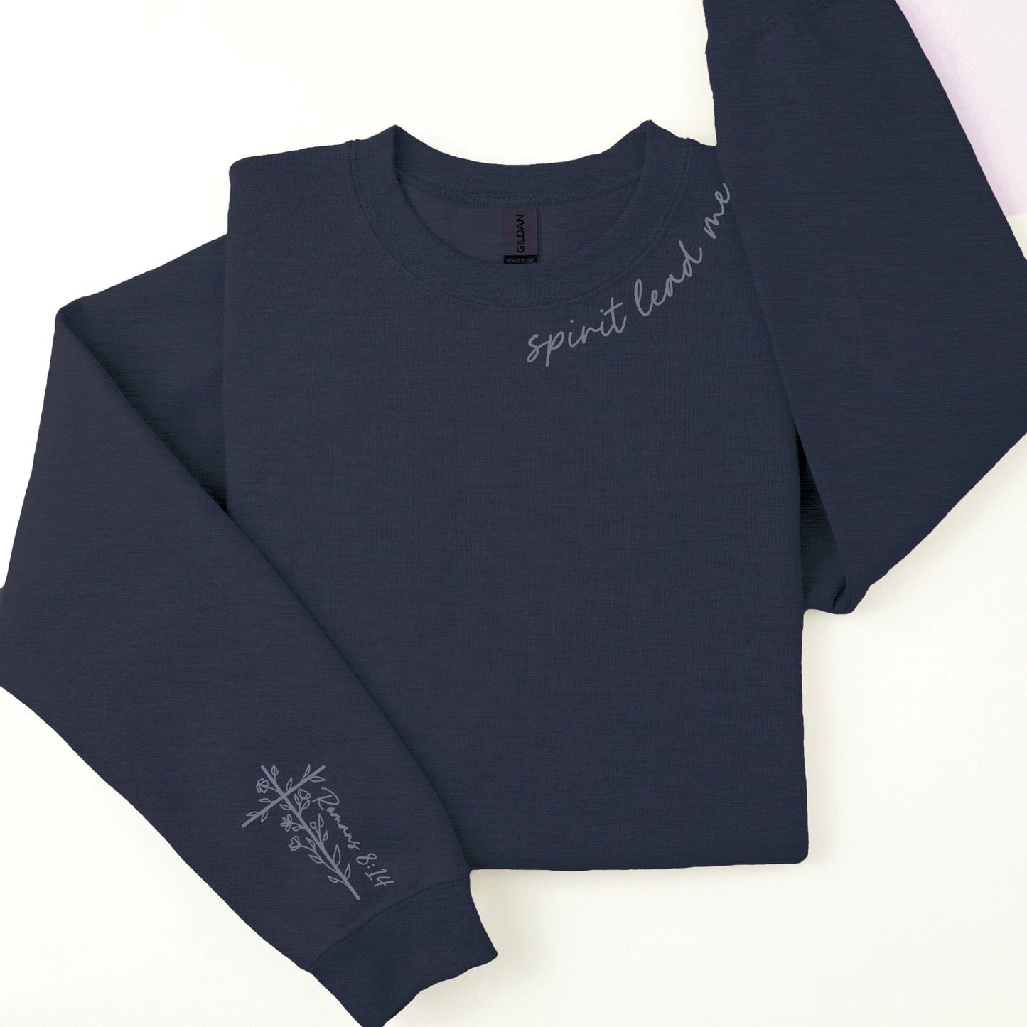 Embroidered Spirit Lead Me Sweatshirt