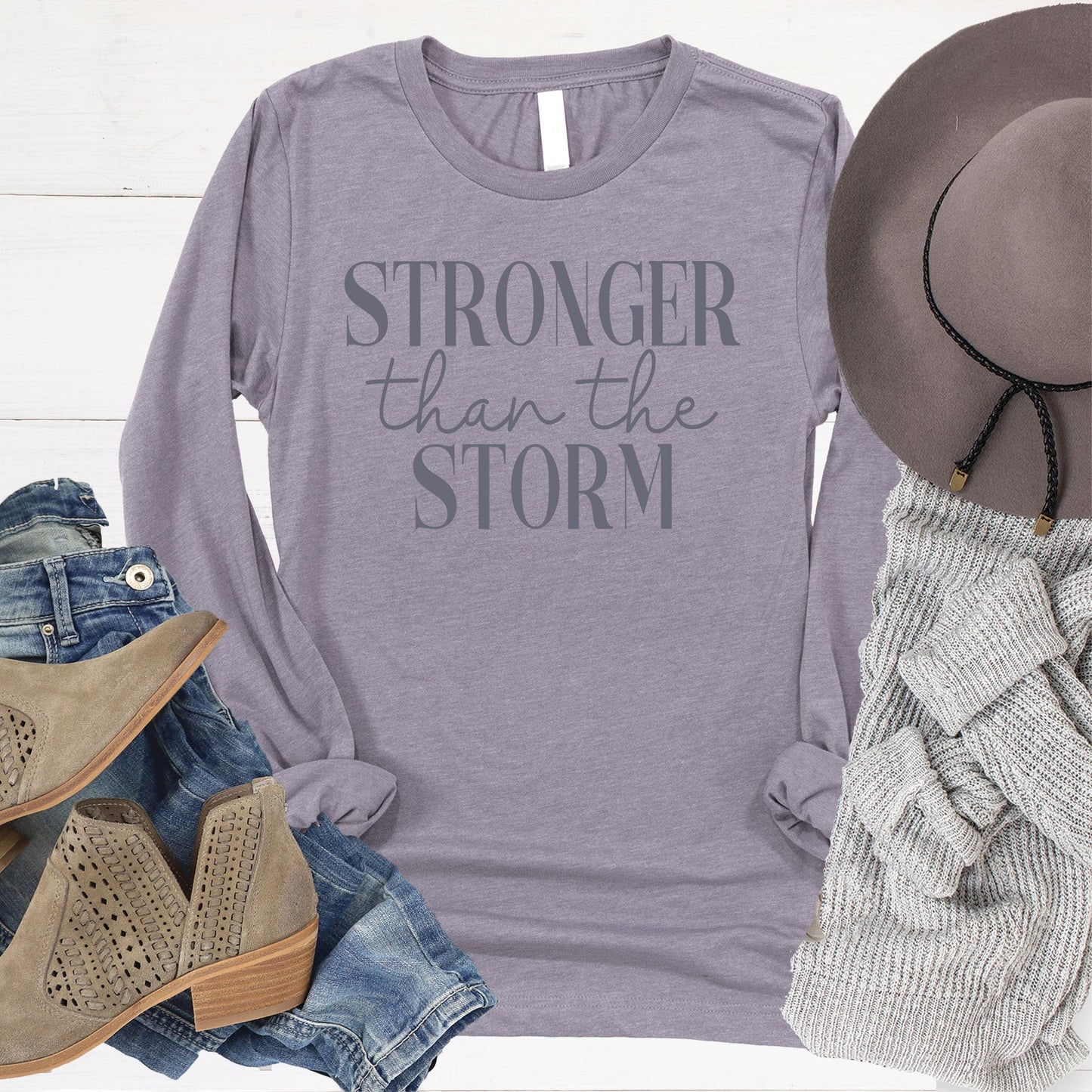 Stronger Than The Storm Long Sleeve