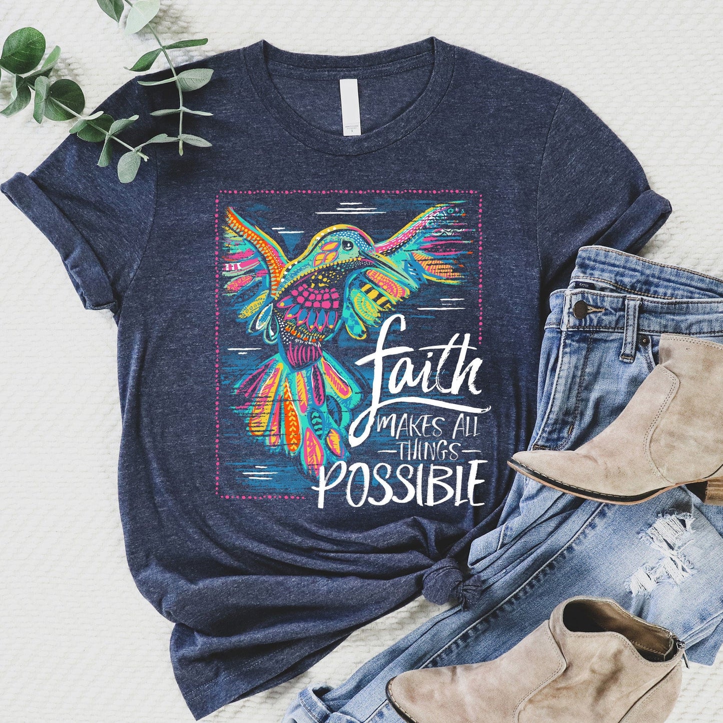 Faith Hummingbird Tee